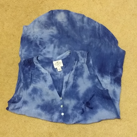 St John's Bay tie dye tunic top sz small *K - Picture 5 of 5